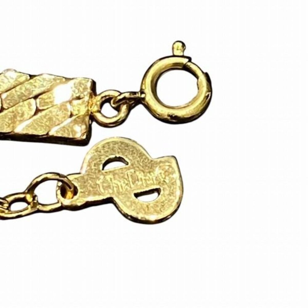 Dior Vintage V-shaped Rhinestone Necklace - Picture 2 of 9